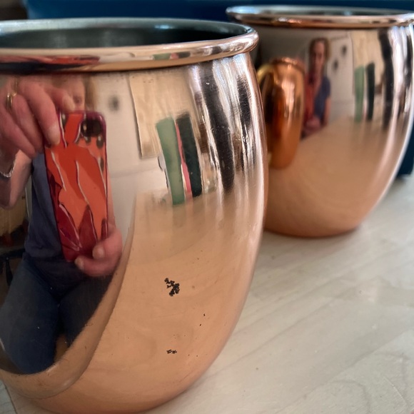 Pier 1 Moscow Mule Mugs, set of 4, Copper in Packaging - Picture 8 of 10